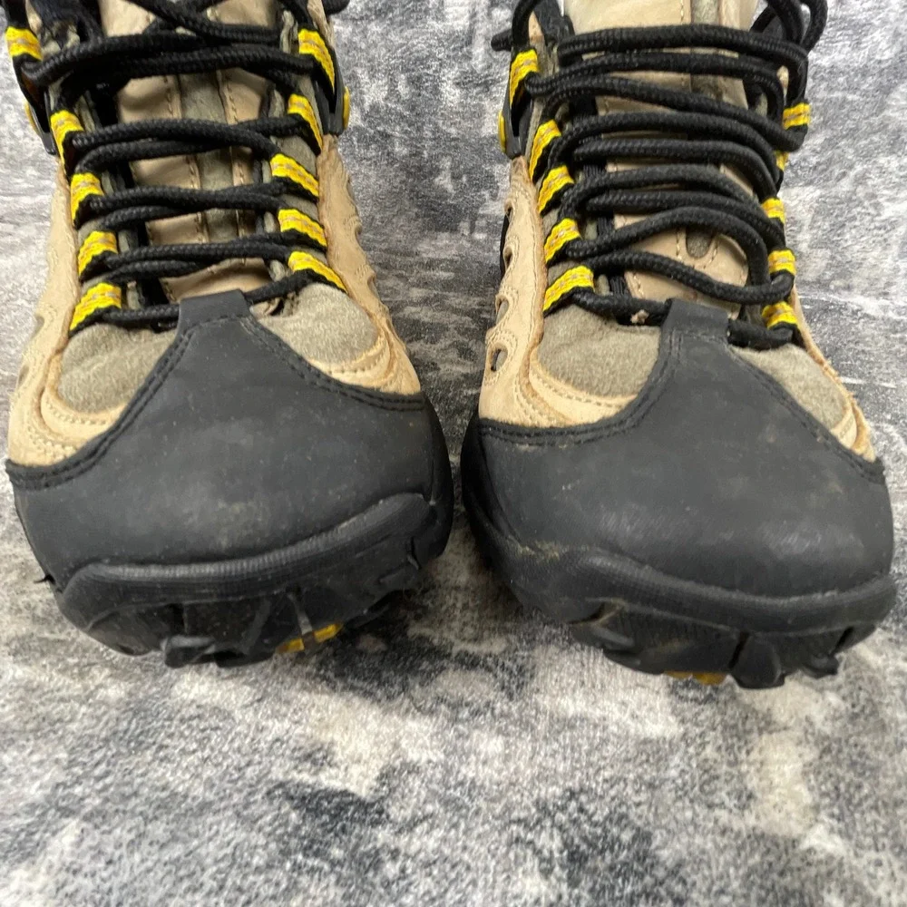 Merrell Womens 8 Reflex Hiking Shoes Birch Yellow Rugged Trail Sneakers - Picture 6 of 9